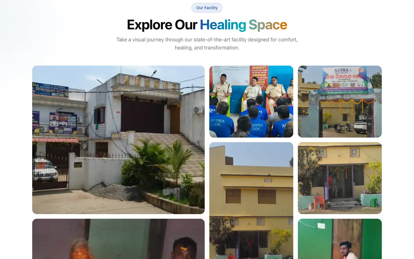 Explore our healing space gallery