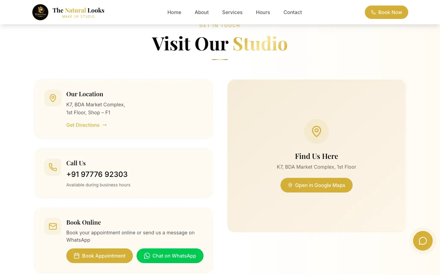 Visit our studio section